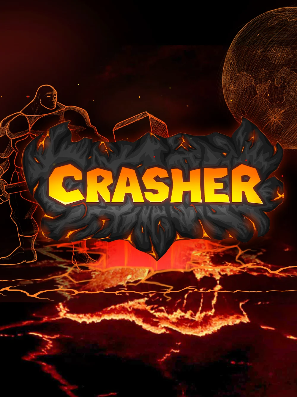 Título crasher con diseño intenso y acción instantánea
